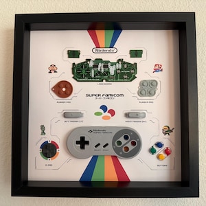 Super Famicom Controller Schaukasten Display
