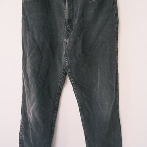 Levis 550 vintage 80s 90s retro distressed black jeans
