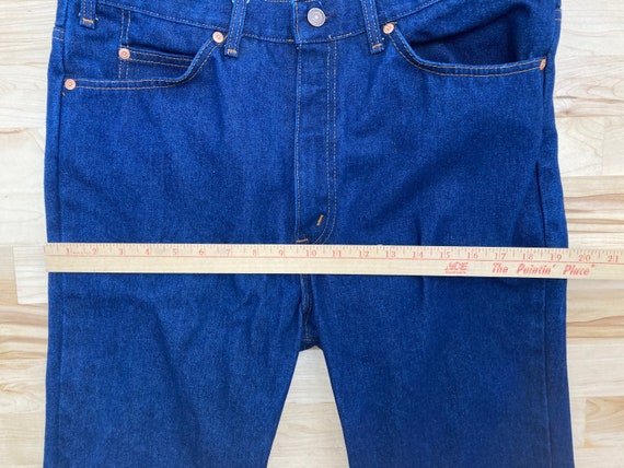 Plain Pocket vintage 70s retro denim jeans - image 8