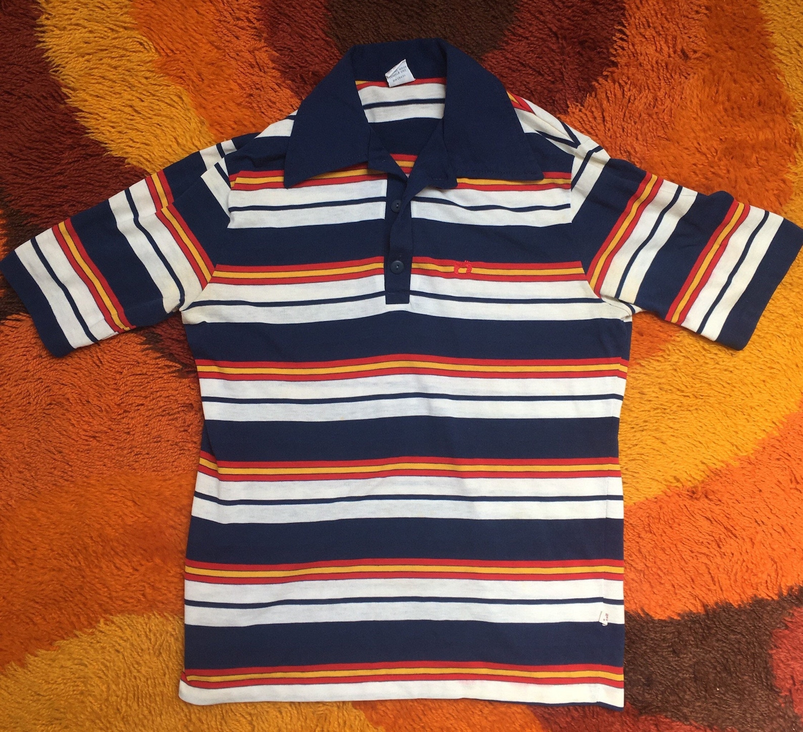 Hang Ten vintage striped 70s retro shirt | Etsy