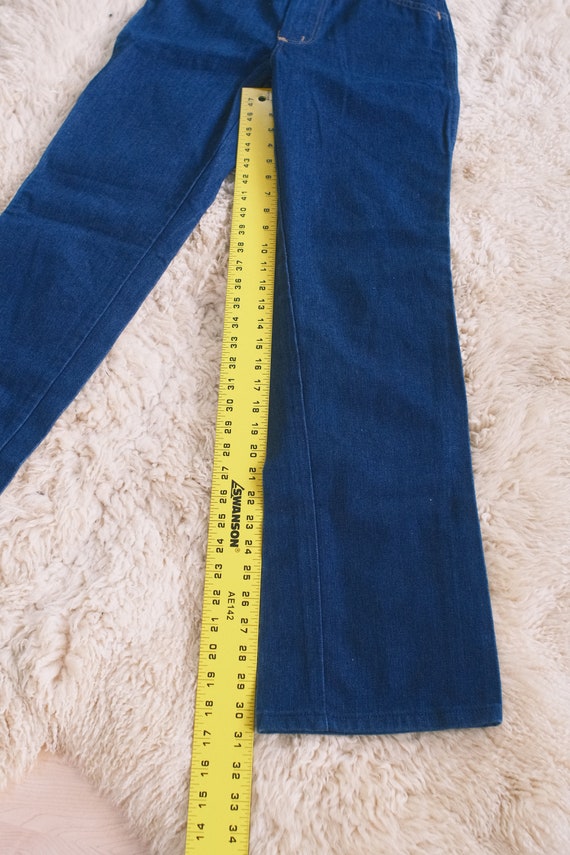 Maverick vintage 70s talon zip retro denim jeans - image 9
