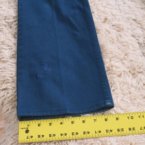 Levis sta prest 70s 31x28 vintage blue twill work… - image 9