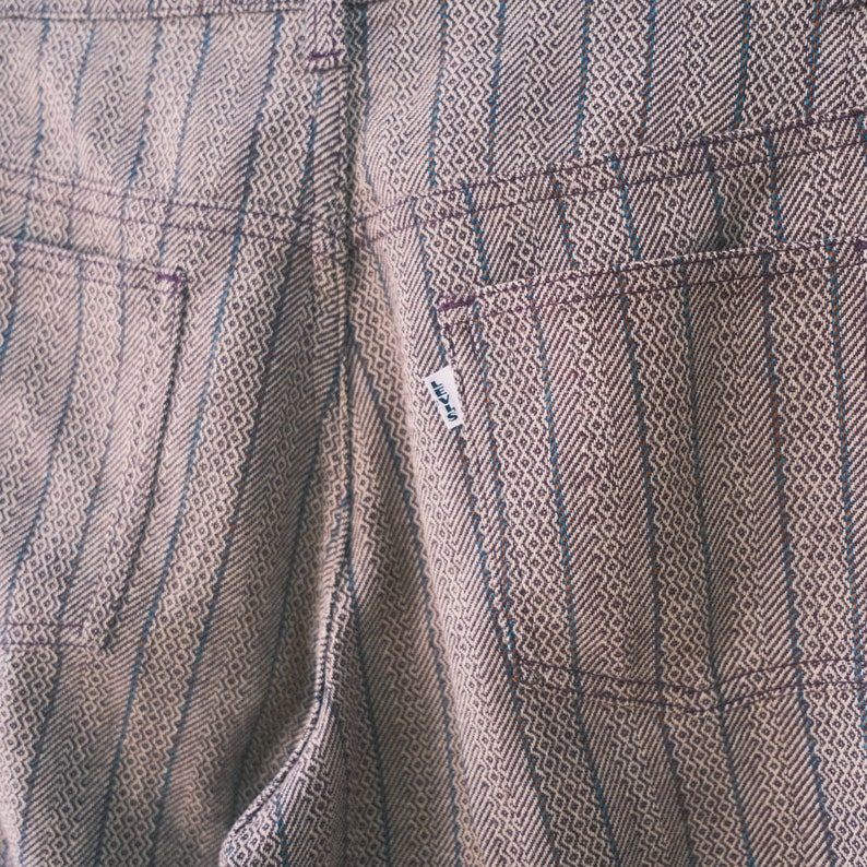 Levis big E 60s vintage patterned striped retro pants image 4