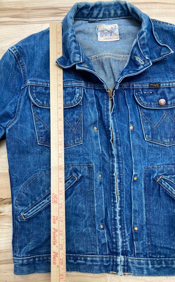 Wrangler 24mjz 1960s Vintage Denim Retro Jean Blue Bell