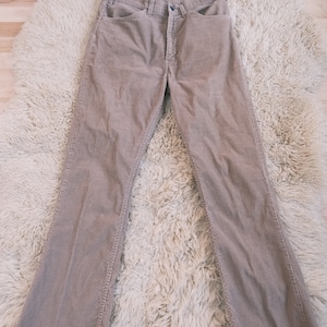 Levis corduroy bruine vintage jaren &#39;70 retro discobroek