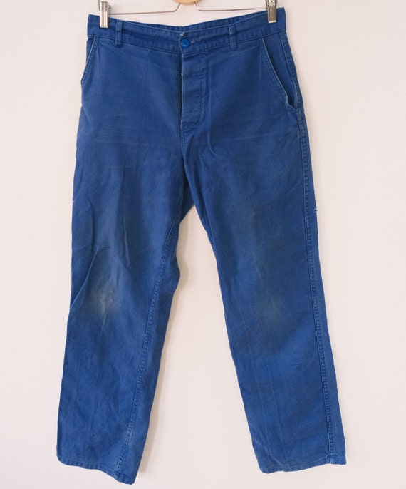 Vintage French style work pants labourer - image 1