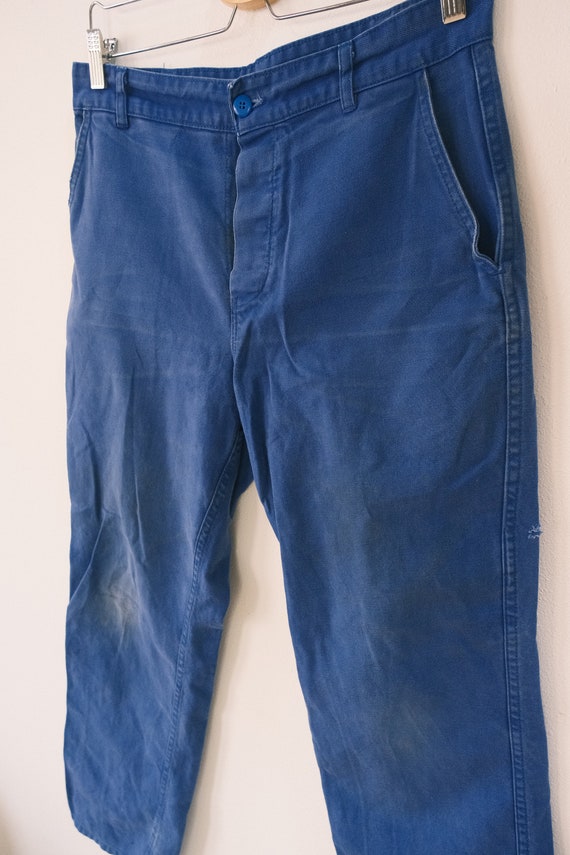 Vintage French style work pants labourer - image 2