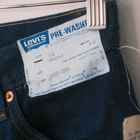 Levis DEADSTOCK 505 vintage 80s retro denim jeans - image 4