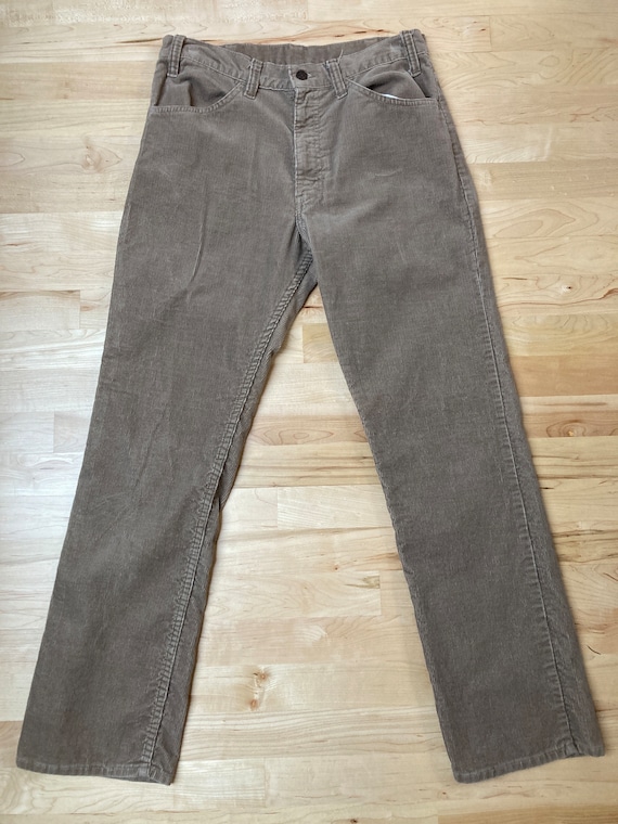 Levis Tan Corduroy 519 32x29 Vintage Talon 70s Pants - Etsy