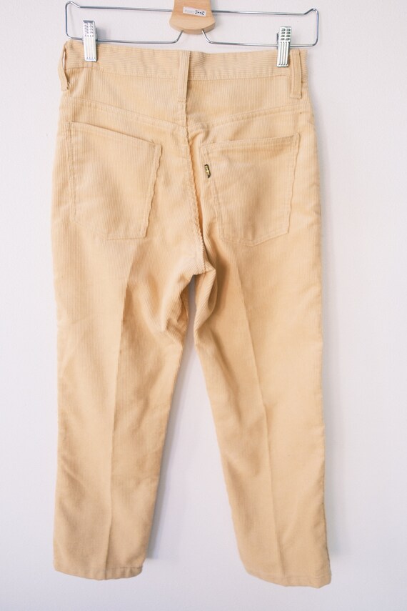 Levis big E 27x23 vintage 60s retro corduroy sta … - image 3