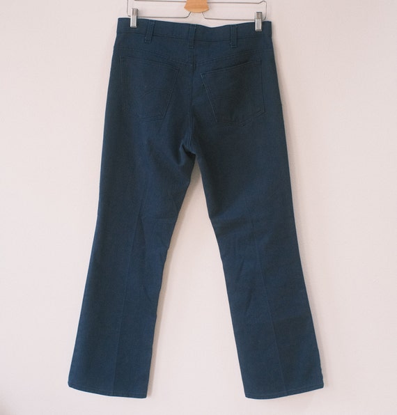 Levis sta prest 70s 31x28 vintage blue twill work… - image 5