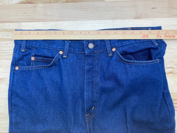 Plain Pocket vintage 70s retro denim jeans - image 6