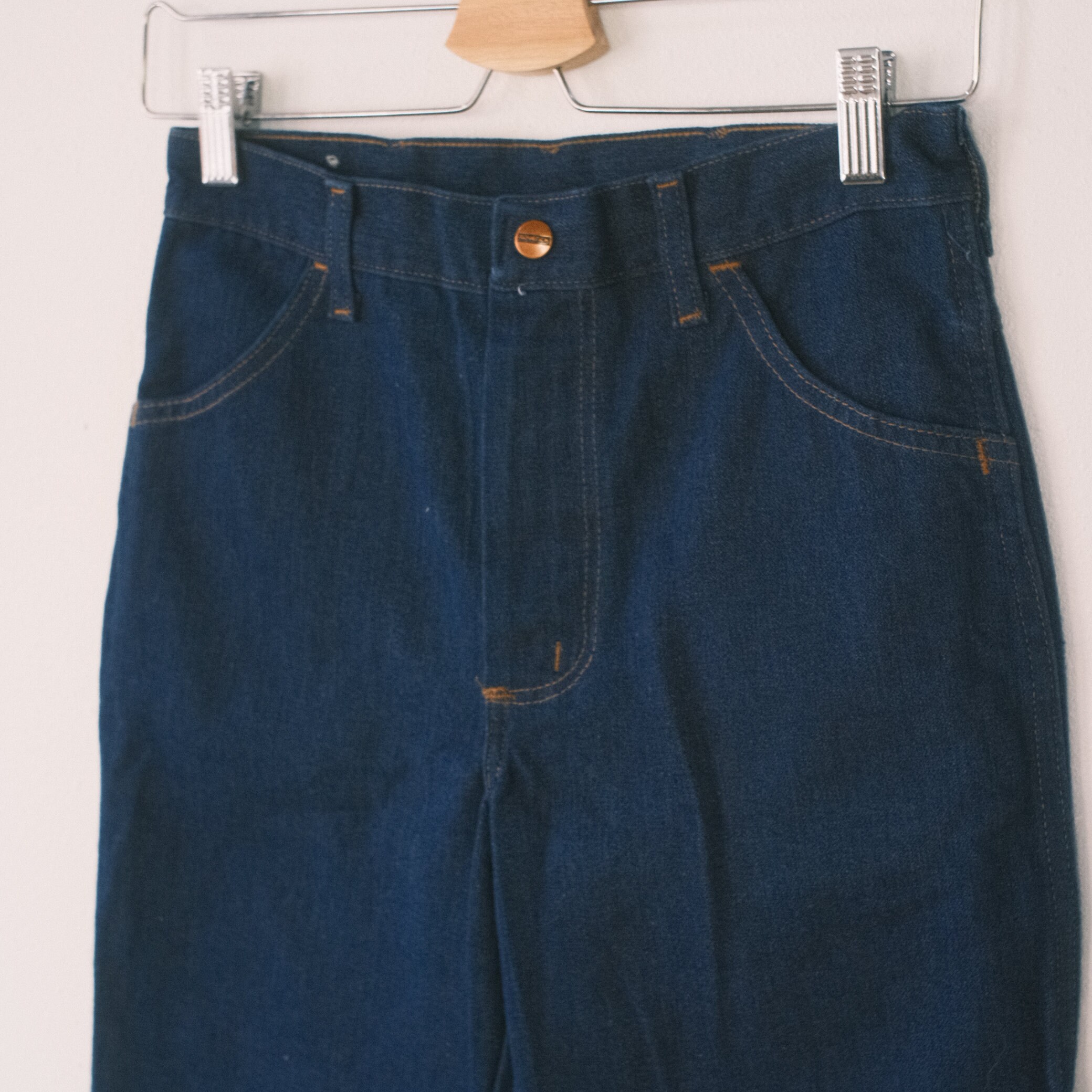 Maverick Vintage 70s Talon Zip Retro Denim Jeans - Etsy