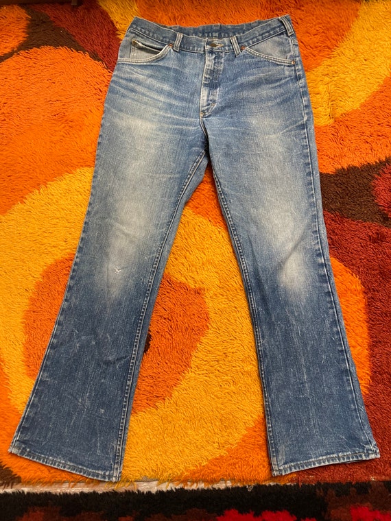 Lee bootcut 32x28.5 70s flare retro jeans