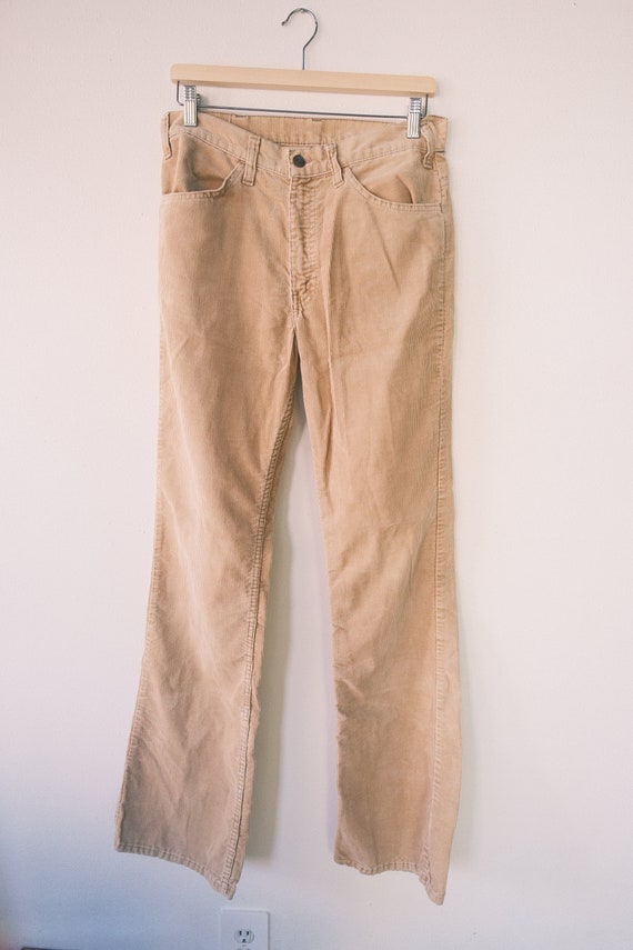 Vintage Levis 646 bell bottom flare 70s corduroy p