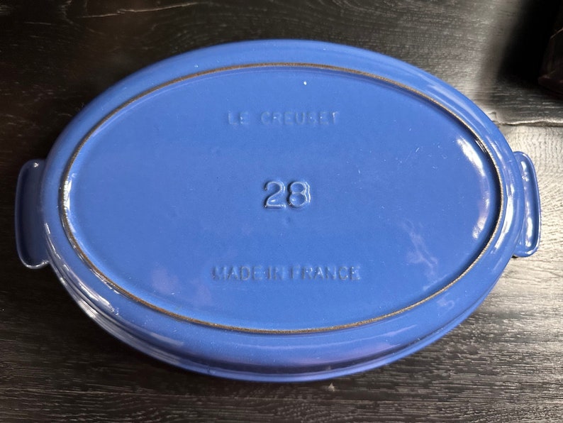 Rare Vintage Le Creuset 28 Oval Baking Casserole 1.5 Qt Cast Etsy