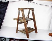 Rustic Plant Stand Very Unique Shelf Steps Booth Display Big Shelves For Plants Free Shipping