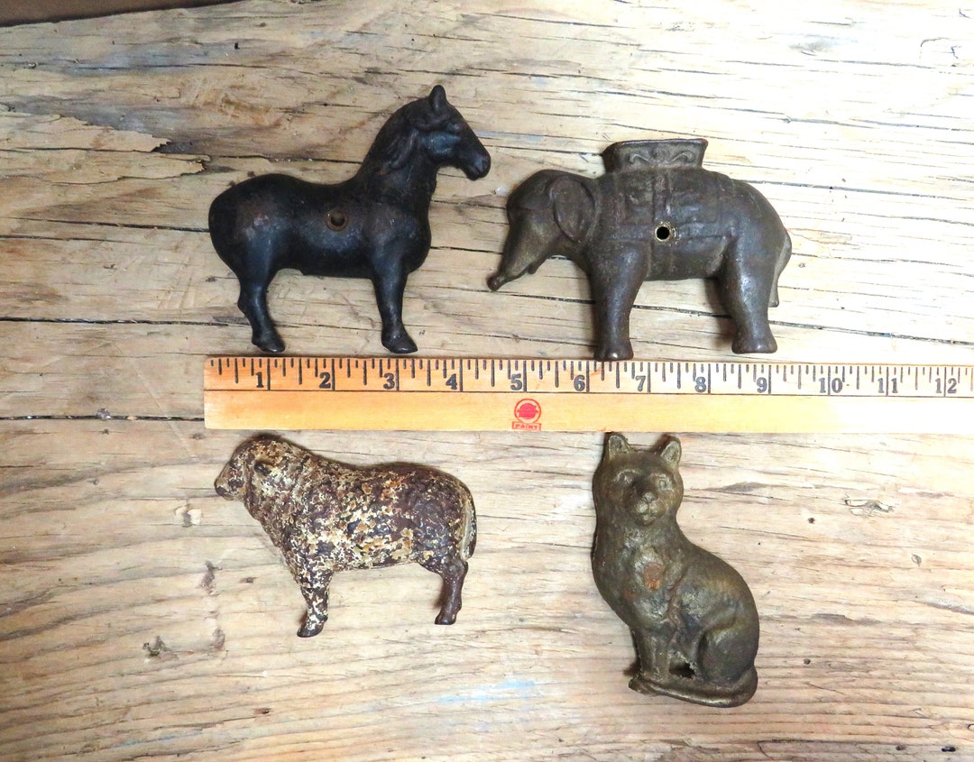 Antique Bank Animals / Great Craft Supplies / Fast Safe Free Shipping ...