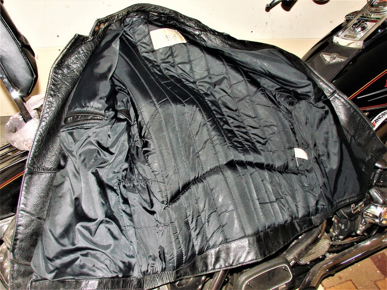 Leather Biker JacketBiker Harley OwnedGreat Motorcycle LeatherBiker Leather JacketMen/'s 46 L