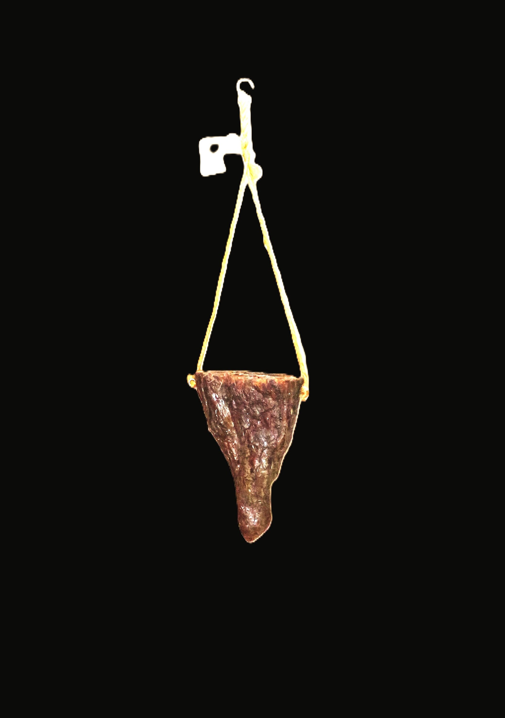 Rustic Log Wall Pocket / Hanging Log Planter / Fast Safe Free Shipping