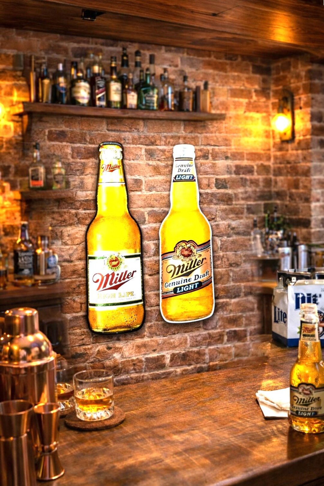 Complementi d'Arredo, Targa in metallo con scritta Free Beer Tomorrow