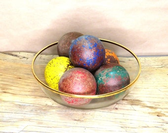All 6 Croquet Balls / Amazing Patina / Fast Safe Free Shipping