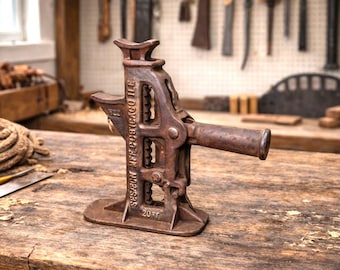 Antique TK Simplex No. 41 Railroad Jack w/ Brass Tag Collectible