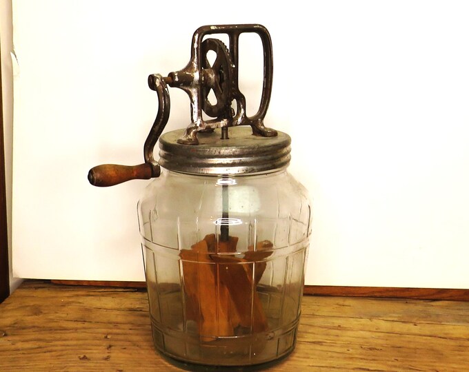 Amish Butter Churn / Antique Butter Churn / Amish Farm Kitchenware