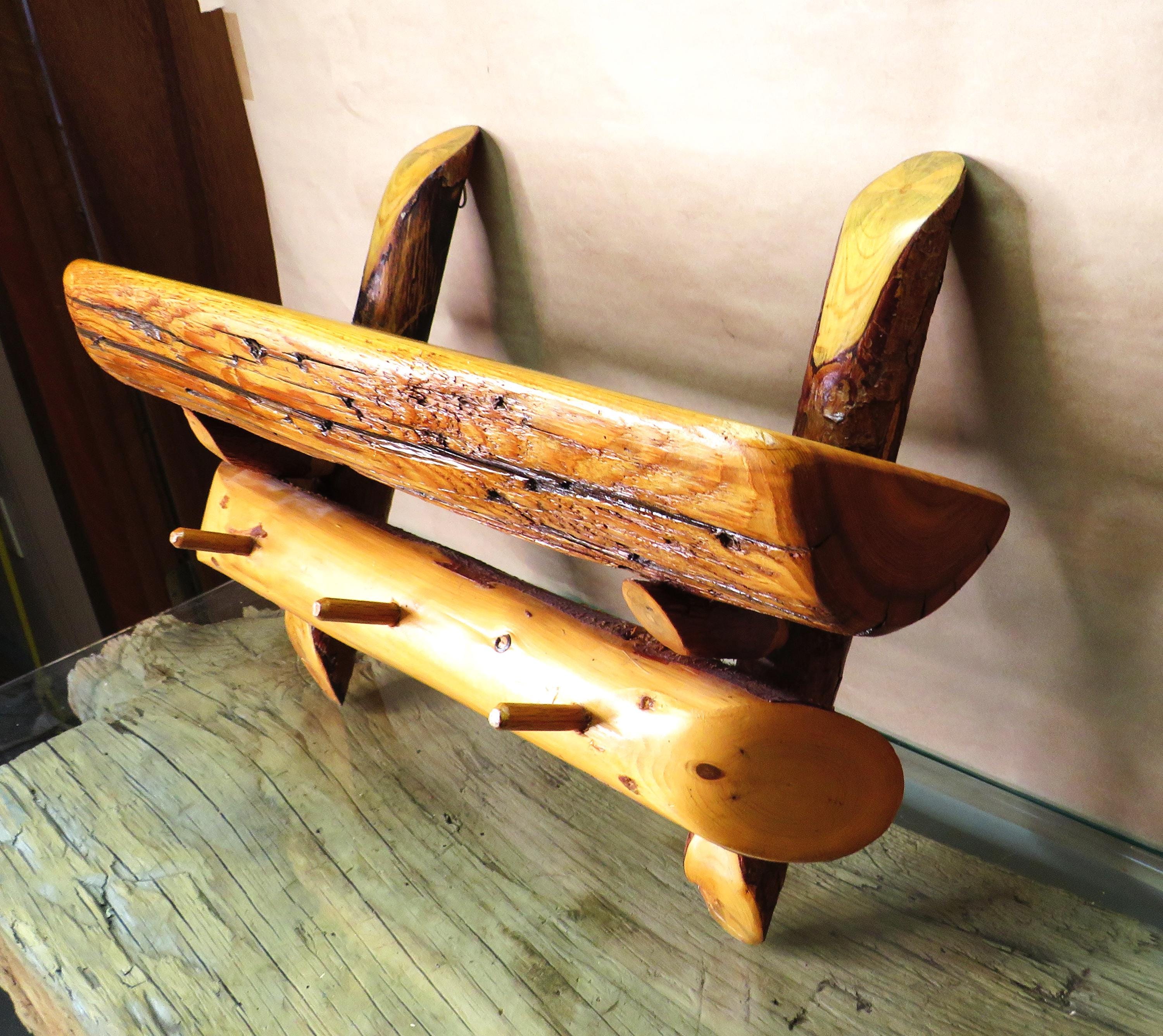 Log Coat Racks Log Coat Rack, Hat Shelf, Cabin Decor (24x17 Inches) - Etsy
