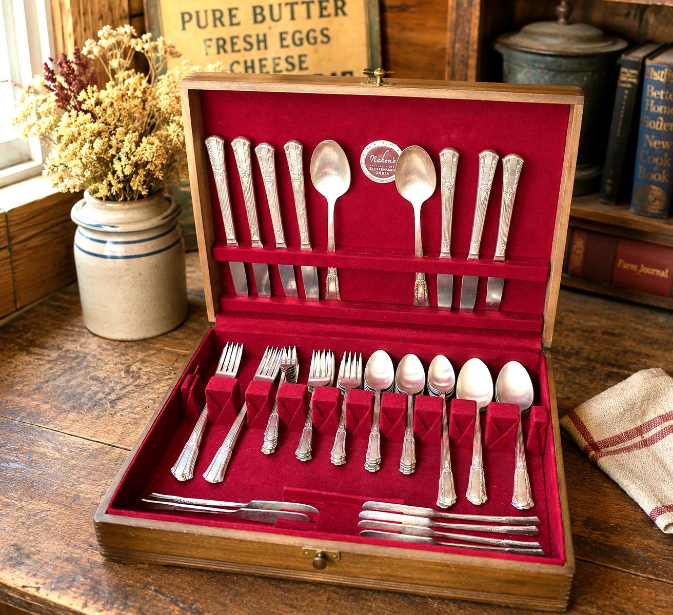 Wm Rogers Silverware Set - Etsy