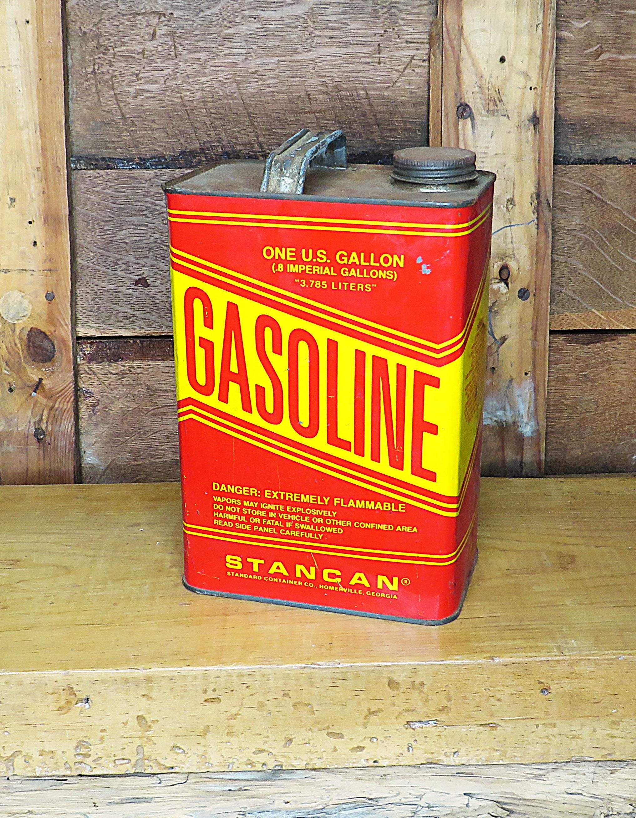 Vintage 1 Gallon Metal Gas Can by Stancan USA - Etsy