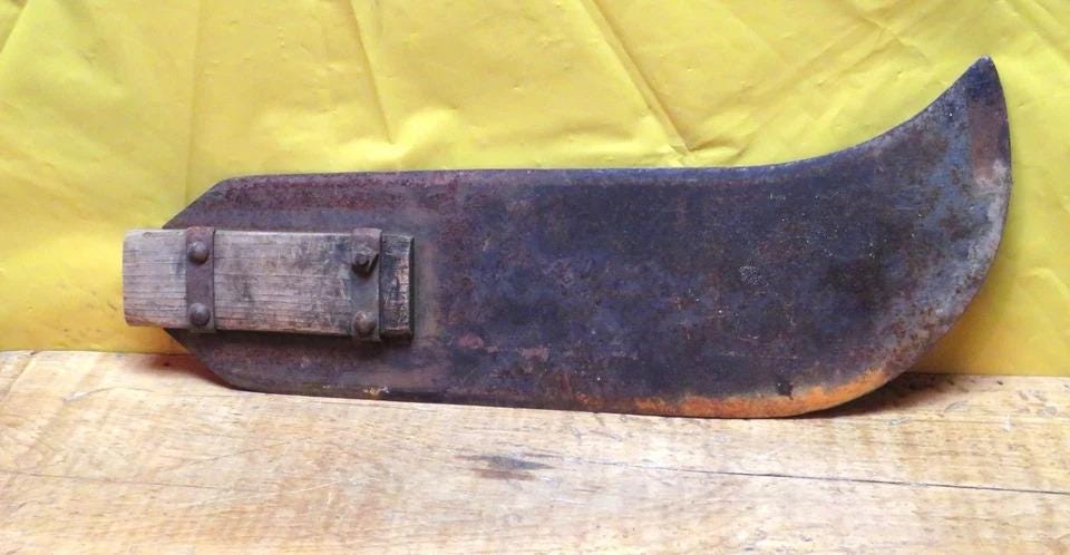 Primitive Fence Cutter Rare Antique 19th Century Primitive Large Harvest Farm Tool, Corn ...