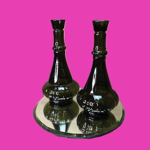 Both I Dream of Jeannie Bottle Smoke Green / Fast Safe Free Shipping