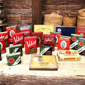 empty tobacco tins Tin Round Printing Tin Box for