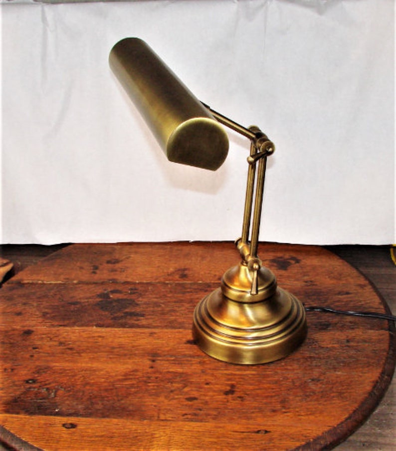 Brass Desk Lamp Nautical Two Adjusting Levers Many Options Etsy