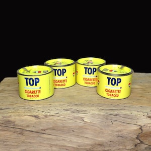 All 4) Empty Tobacco Tins / Fast, Safe n Free Shipping
