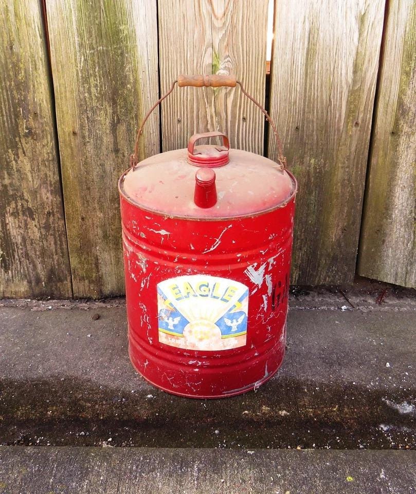 Old Eagle Gas Can - Etsy