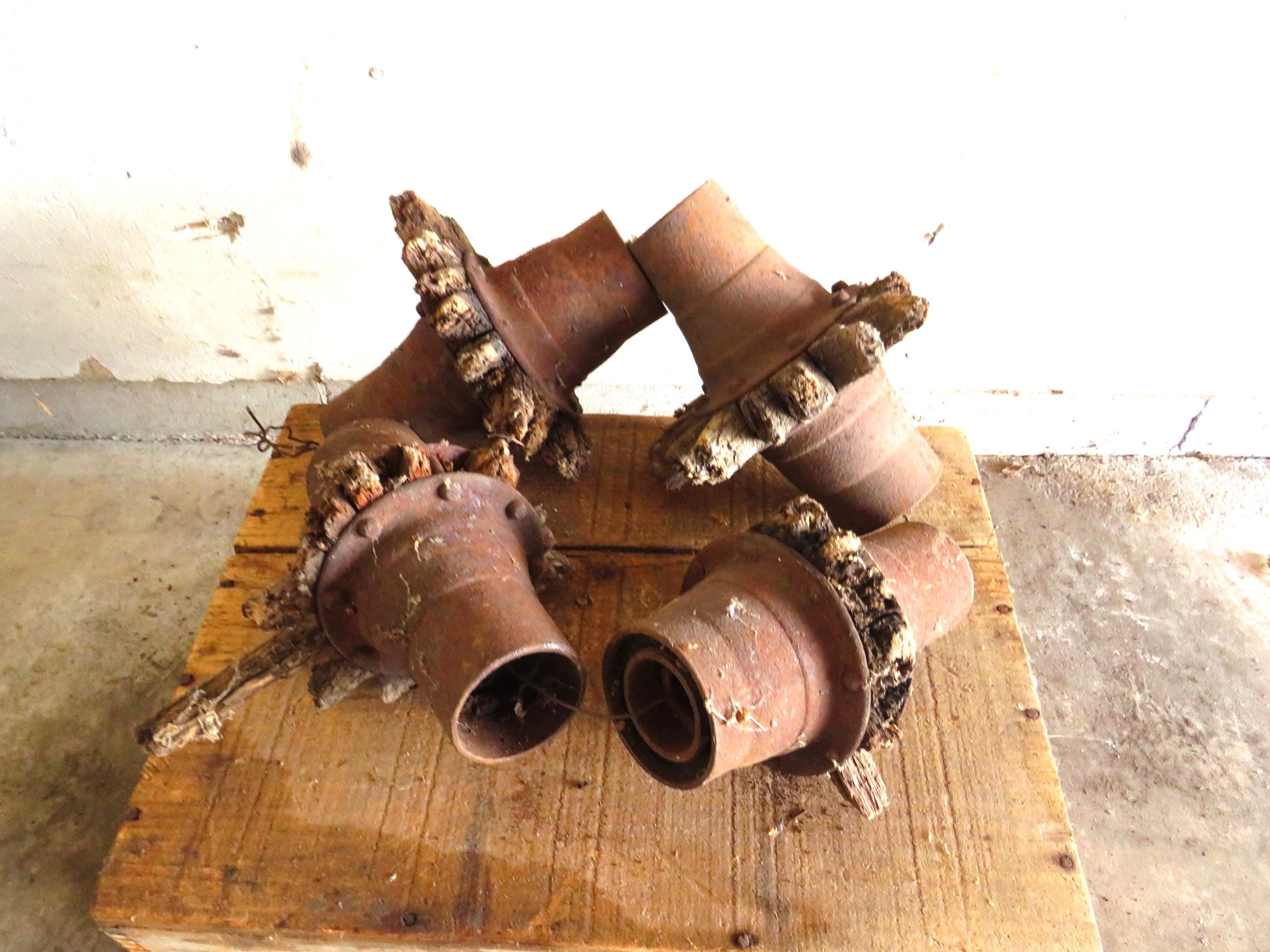 Rustic Tractor Hub Set of 4 Rustic Wagon Wheel Hubs: Amish Farmhouse Decor - Etsy