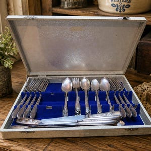 Wm Rogers Silverware Set - Etsy