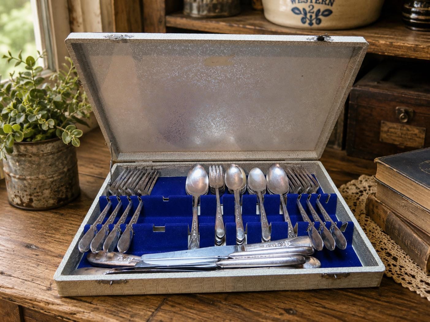 Wm Rogers Silverware Set - Etsy