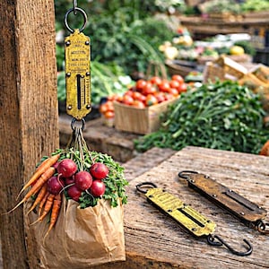 Set Of 3) Antique Hanging Scales, Buy 2, 3rd One Free