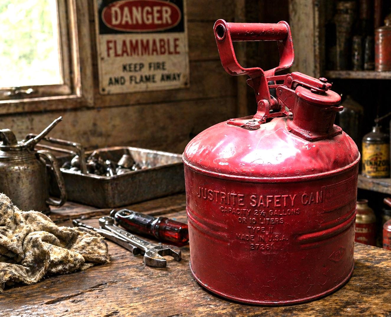 Justrite Safety Can - Etsy