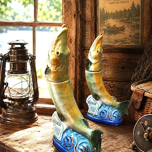 Vintage State Whiskey Decanters - Etsy