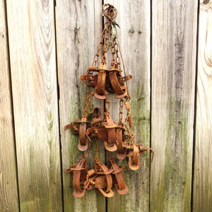 All 9 Rustic Traps With Chains / Fast Safe Free Shipping