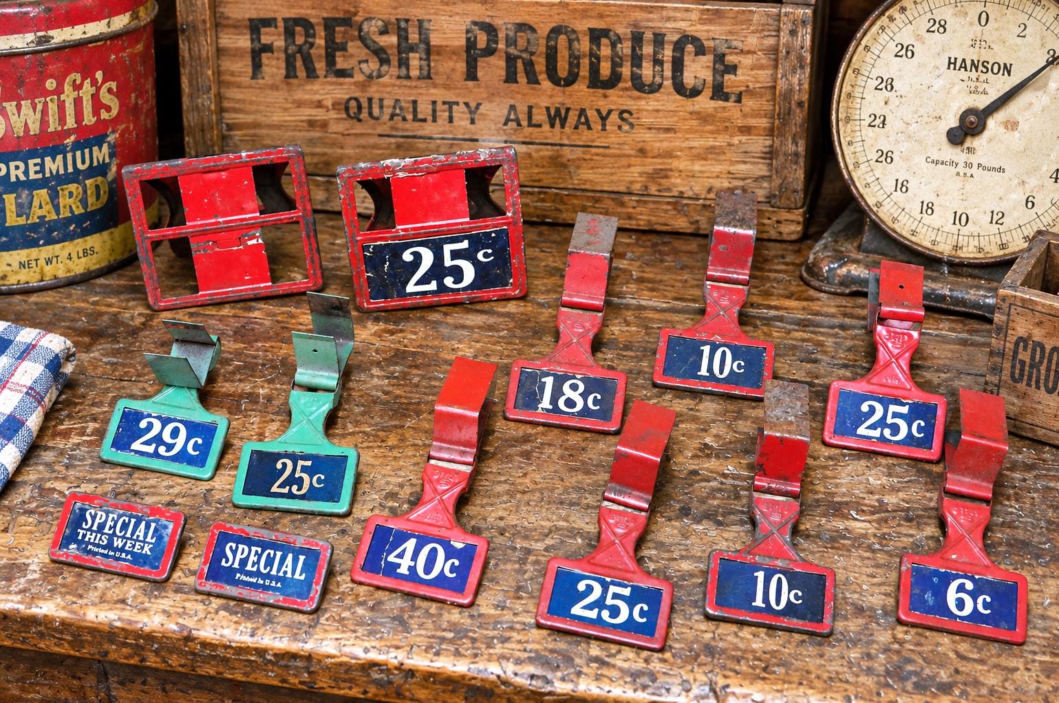 Vintage Grocery Store Display - Etsy