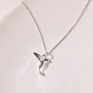 Sterling zilveren Kolibrie ketting