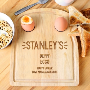 Gepersonaliseerde Dippy Egg &Toast Board
