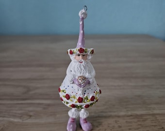 Patience Brewster Mini Woodland Santa Woodland Ornament