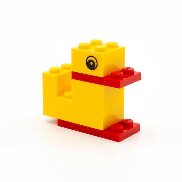 LEGO Build a Duck (NEW) for LEGO Serious Play Workshops, Ideation Sessions, Team Building, Organizational Psychology-Single Pack