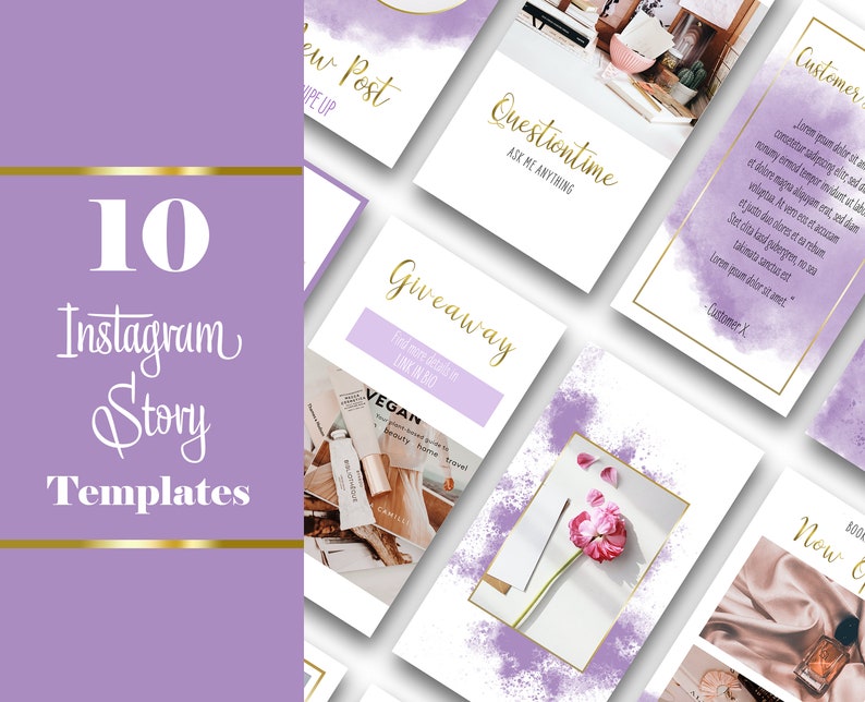 Instagram Story Templates Pack I Instagram Photoshop Psd Etsy